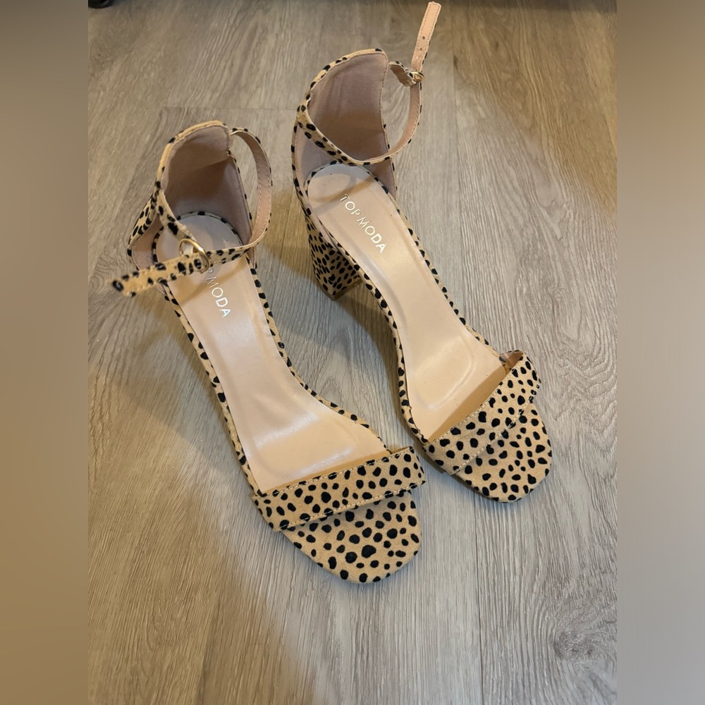 41. Top Moda Cheetah Heels